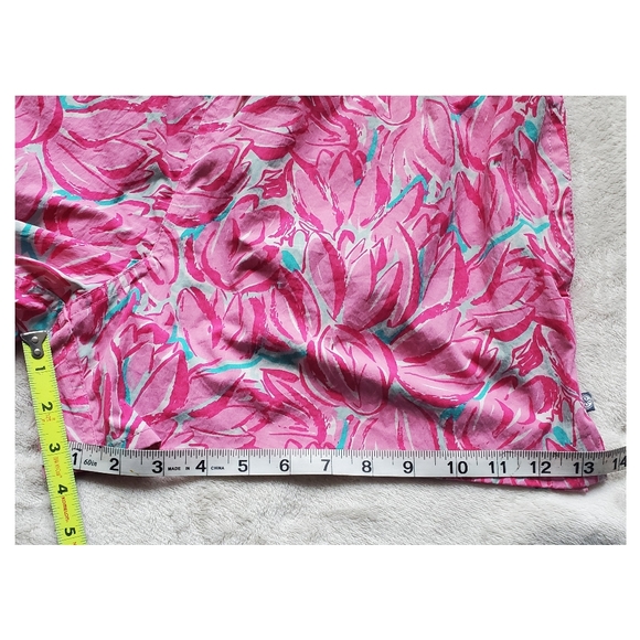 Lauren James water shorts pink floral print size Large - Picture 6 of 8